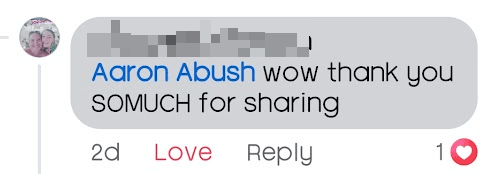 Community testimonial screenshot 15