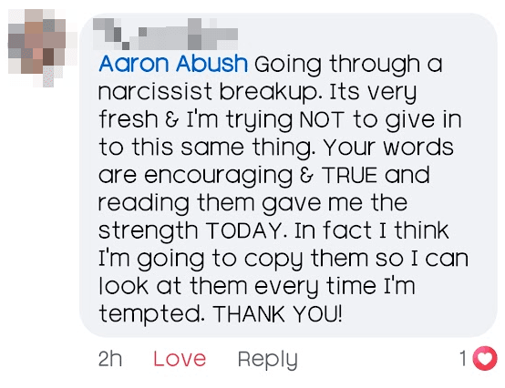 Community testimonial screenshot 49