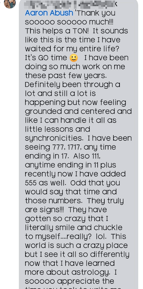 Community testimonial screenshot 53